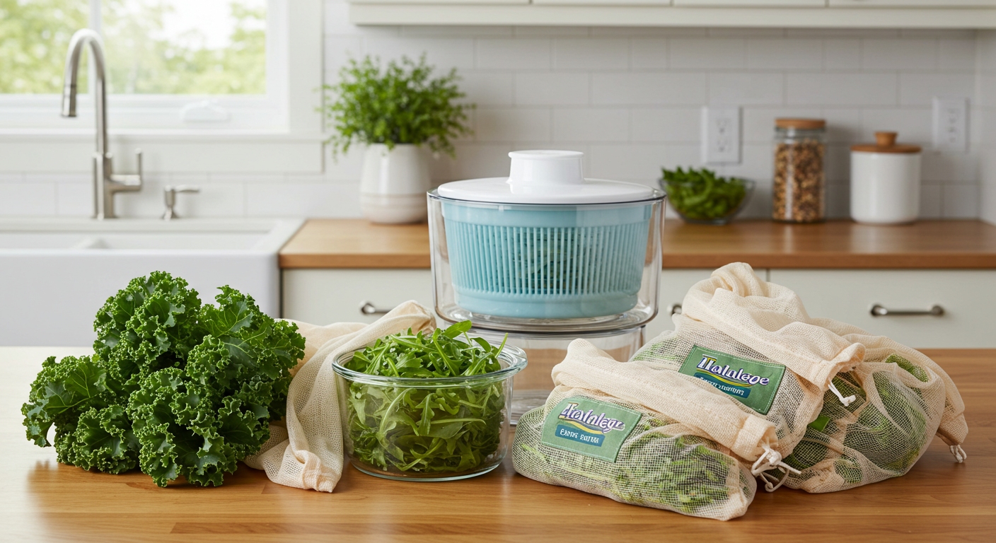 How to keep greens fresh longer (no waste!)
