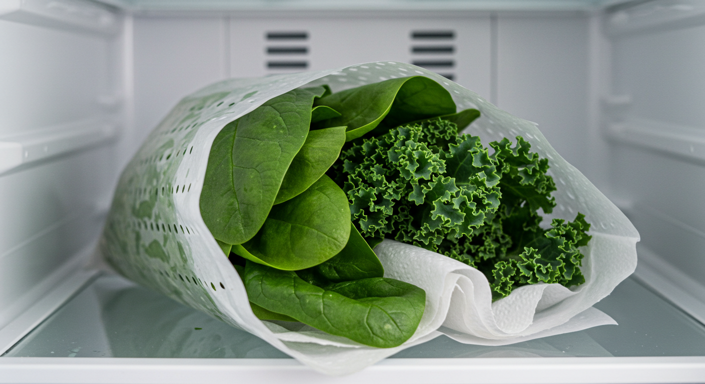 How to keep greens fresh longer (no waste!)