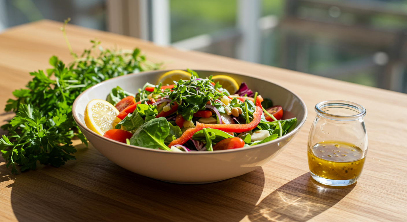 Make your own salad dressing in 60 seconds